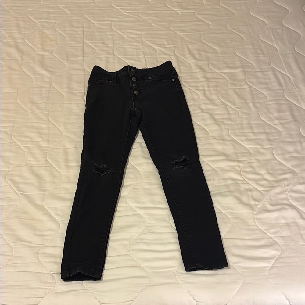 Celebrity Pink Black Casual Straight-Leg Bottoms